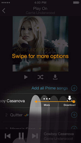 Écouter Amazon Prime Music hors ligne sur Android