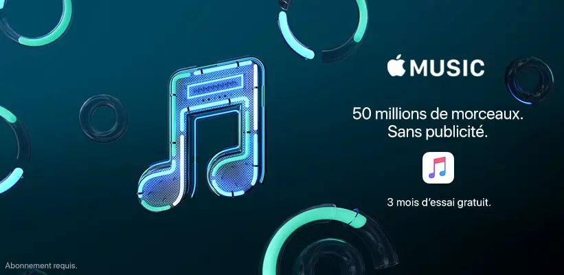 enregistrer chansons apple music apres trois mois gratuit