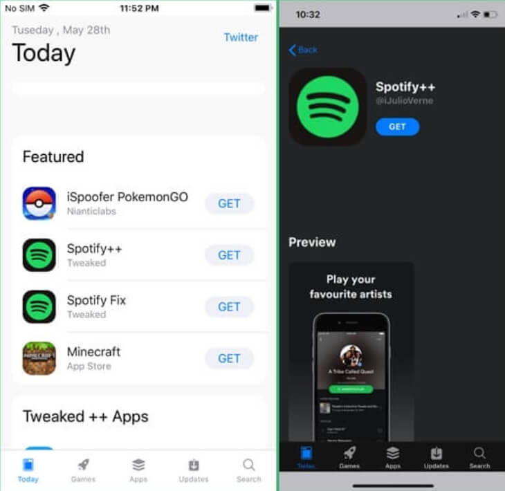Obtenir Spotify premium gratuit sur iOS
